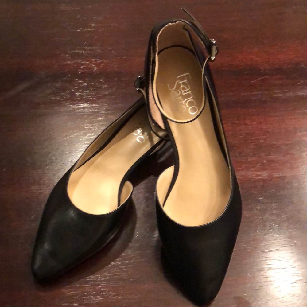 Franco Sarto girls dress shoes - black leather